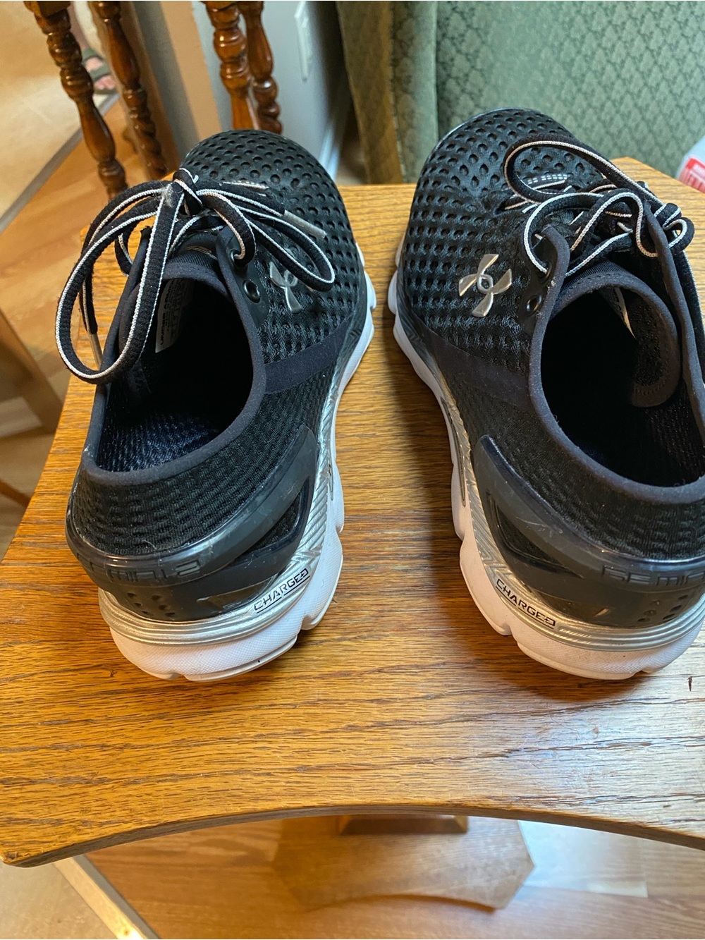 Under Armour Black Run Loyal Athletic Shoe - Picture 4 of 5